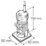 FRESADORA MAKITA ELECTRICA 3709 0088381067454 Makita